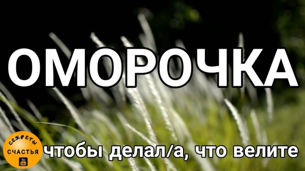 Магическая оморочка на послушание, магия 🔮 просто 👁 посмотри