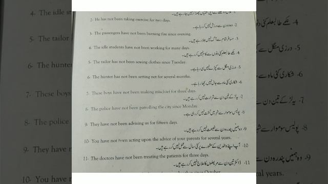 Present Perfect Continuous Tense (Negative Sentences) смотреть онлайн