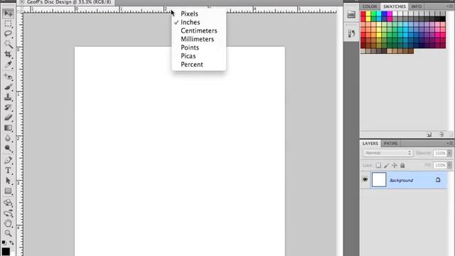 Setting Photoshops Unit of Measurement(Adobe Photoshop CS5 Pro) PartIII-2 смотреть онлайн
