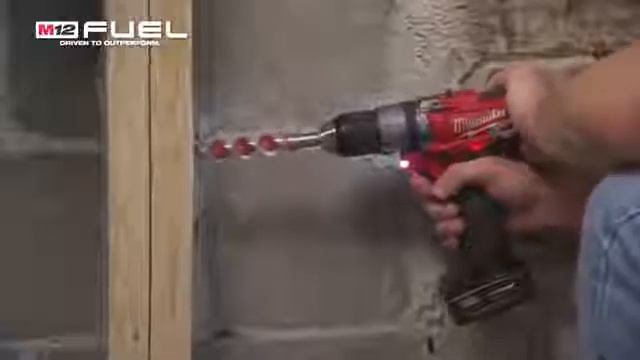 Milwaukee Powertools M12 FUEL Sub Compact 1 2 13mm Hammer Drill Driver смотреть онлайн
