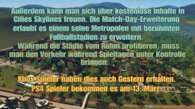 Cities Skylines - Content Creator Pack & Match-Day-Erweiterung [PS4/Xbox] |German смотреть онлайн