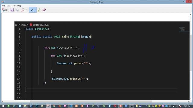 Java Star Pattern in Tamil Using Nested For Loops |Program ~ 2 | தமிழில் смотреть онлайн