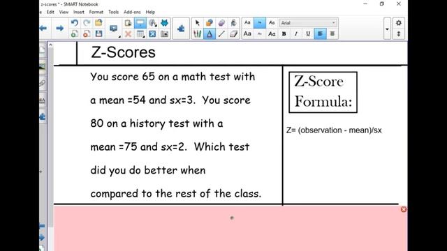Finding a Z-Score/Standardized Score Mrs. Opel's Algebra 2 Reg Stats смотреть онлайн