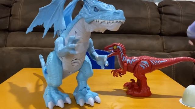 Unboxing ROBO ALIVE Ice Blasting Dragon|Rampaging Raptor смотреть онлайн