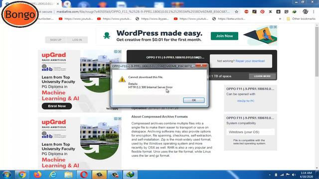 Can't Download From Mediafire  || Mediafire  Download Problem || Bongo Technology