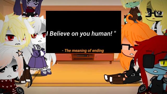 Undertale react to classic sans [Gave yup because CapCut crash] 1/? /Read description\ смотреть онлайн