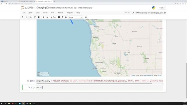 Querying PostGIS with GeoPandas смотреть онлайн