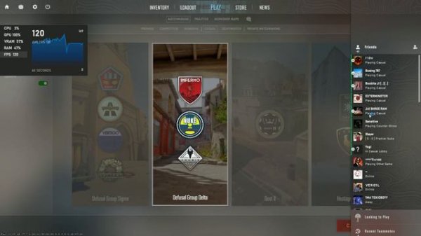 Counter Strike 2 (cs 2) On Ryzen 5 5500 and RX 6600 , 1080p , low ,high