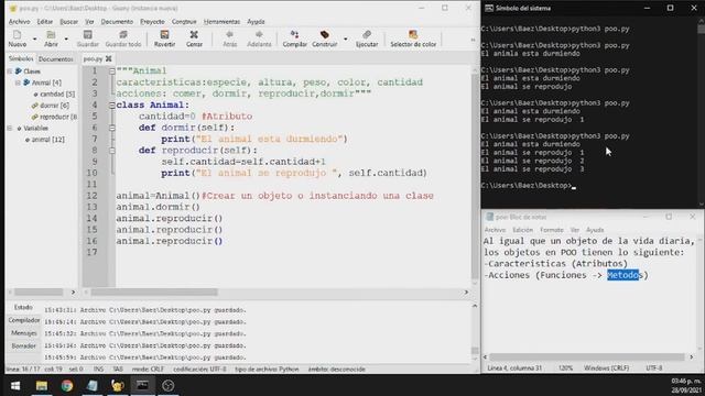 #16 Clases, Objetos, Constructores y Destructores | Curso Python para Todos смотреть онлайн