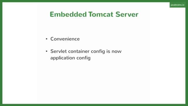 Spring Boot Quick Start 14 - What's Happening Here: Embedded Servlet Container смотреть онлайн