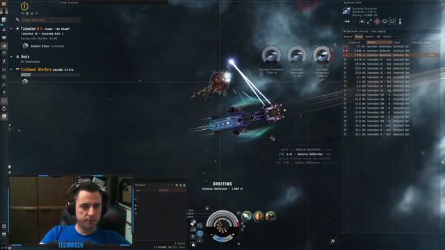 Eve Online - Thrasher 200mm vs 280mm test смотреть онлайн