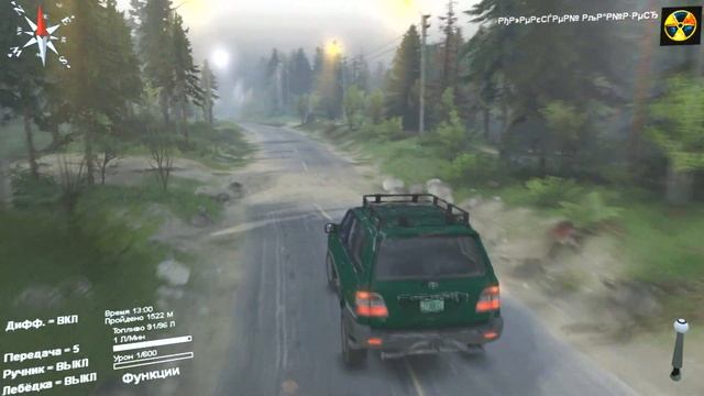 Spintires . Toyota Land Cruiser 100 . Продал все деревья купил , крузак . смотреть онлайн