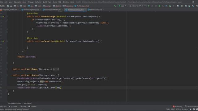 Edit user name,status and image using MVVM in android Java(Chat App Part 6) смотреть онлайн