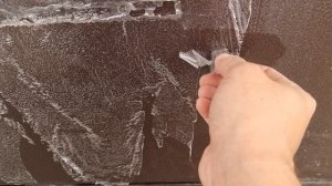 Как убрать старую плёнку с дверей.