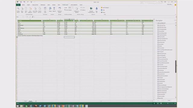 Business Insights Part 7: Power BI With Excel 2013 DEMO(2/4)