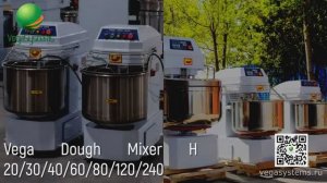 Планетарный миксер  для размешивания теста, фарша, взбивать яйца и крем - Vega Dough Mixer Н