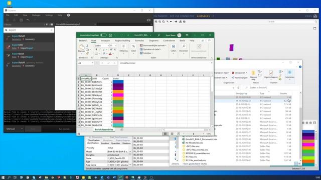 Creating Assemblies IFC with Dynamo and Excel смотреть онлайн