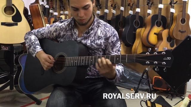 Акустическая гитара ROCKDALE AURORA D1BK смотреть онлайн