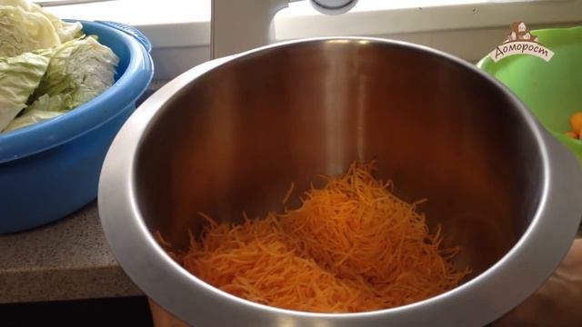 Приготовление квашеной капусты на кухонном комбайне. смотреть онлайн