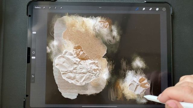 Make a Digital Mixed Media Collage in Procreate смотреть онлайн