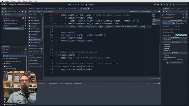 Godot 4 Platformer Tutorial - Episode 14 - 'Fire Flower' Power Ups смотреть онлайн
