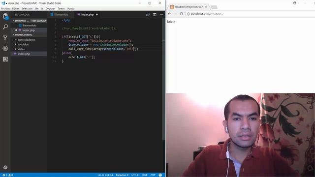 01.2 FrontController - (Proyecto MVC PHP) смотреть онлайн