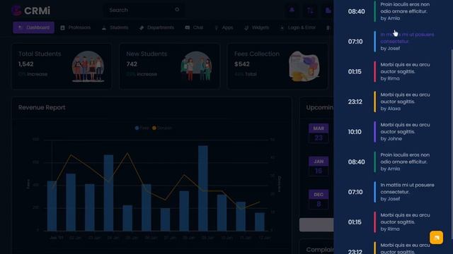 University Dashboard Bootstrap 5 Admin Template with Dark LTR Theme смотреть онлайн