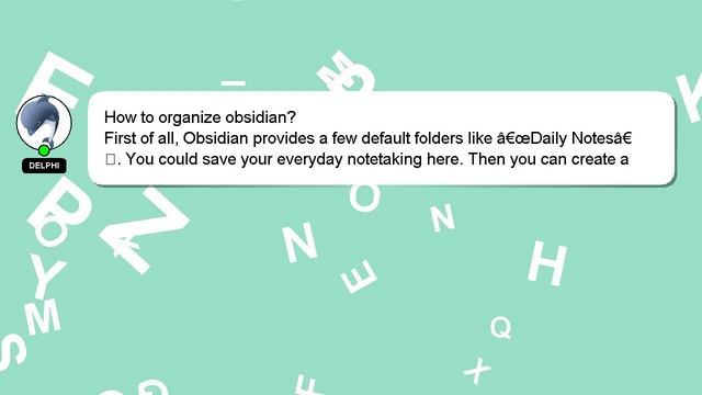 How to organize obsidian? смотреть онлайн