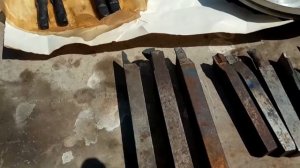 Дешёвые инструменты с барахолки. Алмазная чашка, токарные резцы и мечики