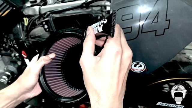 Installing Air Filter K&N Suzuki DRZ400SM