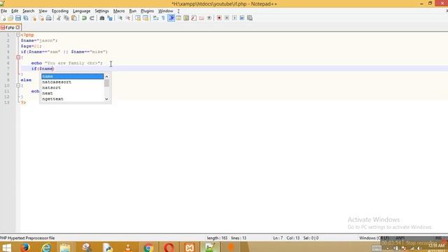 PHP Tutorial If Else Statements смотреть онлайн