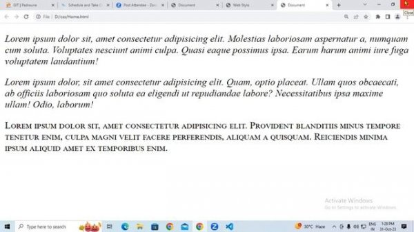 About Font Style & Font Variant in CSS | GIT Education