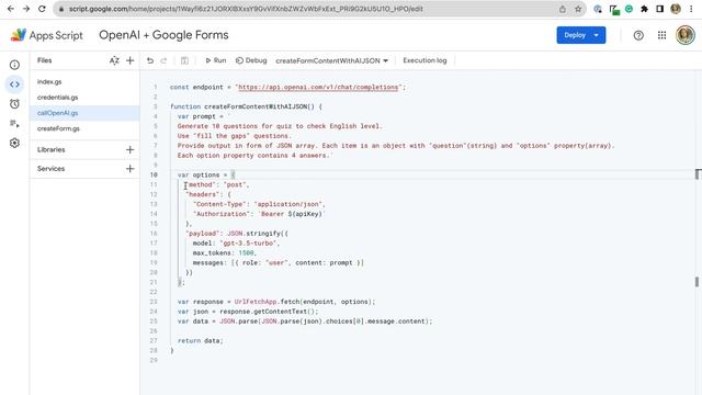 Генерируем формы (Google Forms) с помощью ChatGPT (OpenAI) смотреть онлайн