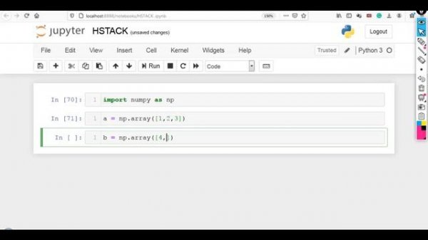 24. Horizontal Stacking (hstack) in Numpy