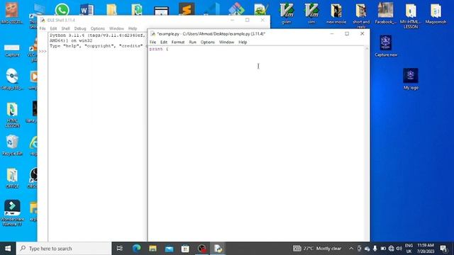 How to write your first python HELLO WORLD code(Introduction to python environment) смотреть онлайн