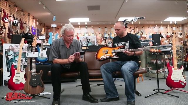 Schecter Custom Shop Hollywood Classic Vintage Burst смотреть онлайн