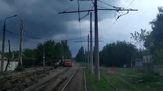 Донецк Трамвай Маршрут 8/Donetsk Tram Route 8 смотреть онлайн