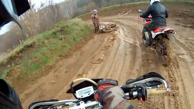 Forsage 450 Enduro покатушка 09.11.2013 нарезка. смотреть онлайн