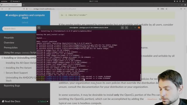 Linux Tips - Easy Ethereum mining using AMD on Ubuntu 20.04 (2021) смотреть онлайн