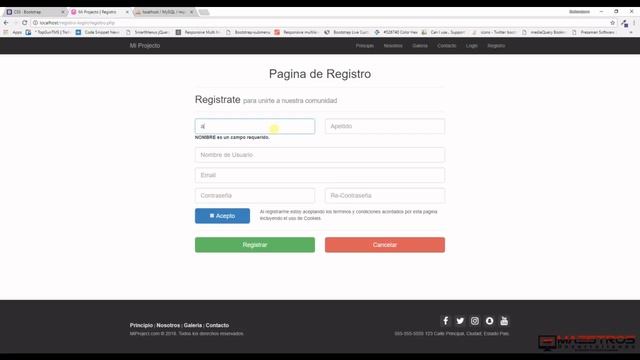 Sistema de Registro y Login con PHP y MySQL - 35/41 - Validacion del Usuario (Datos Validos) смотреть онлайн