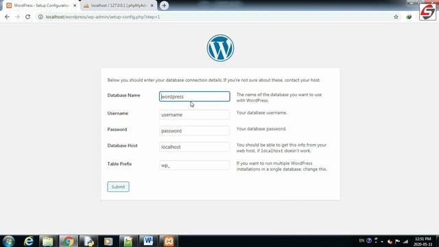 #1 How to download and Install WordPress 5.4.1 on localhost using xampp Step By Step смотреть онлайн