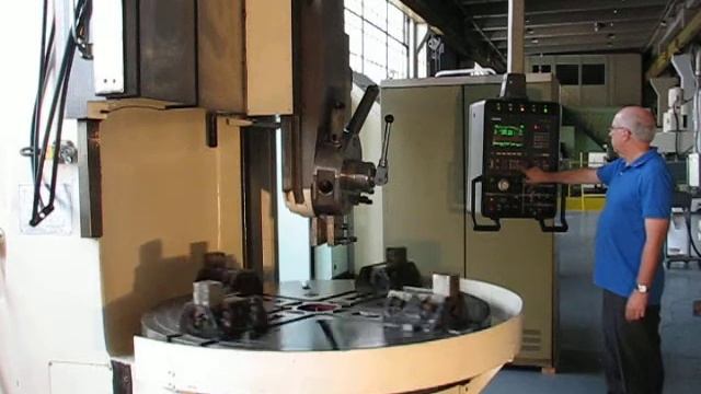 Lansing 64" CNC Vertical Boring Mill Pentagon Turret - Siemens CNC Control смотреть онлайн