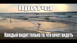 Каждый видит только то что хочет видеть  Притча