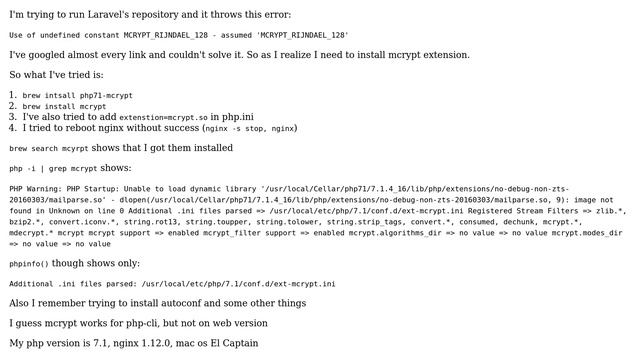 DevOps & SysAdmins: Enabling mcrypt on mac os for nginx смотреть онлайн