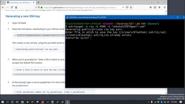 Creating live repository and create SSH connection смотреть онлайн