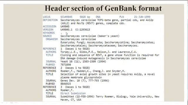 File Format In Bioinformatics смотреть онлайн