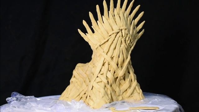 Железный трон из пластилина своими руками из сериала Игра Престолов / timelapse смотреть онлайн