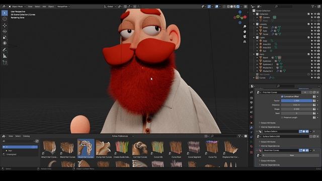 Creating Hair Was Never This Easy - Blender 3.5 New Features ! смотреть онлайн