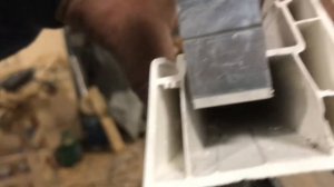 Самодельное пластиковое окно.