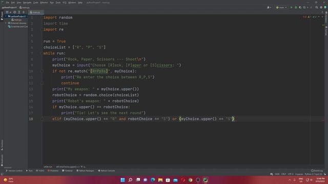 Python rock, paper, scissors game | Python Bot| Do with python series смотреть онлайн